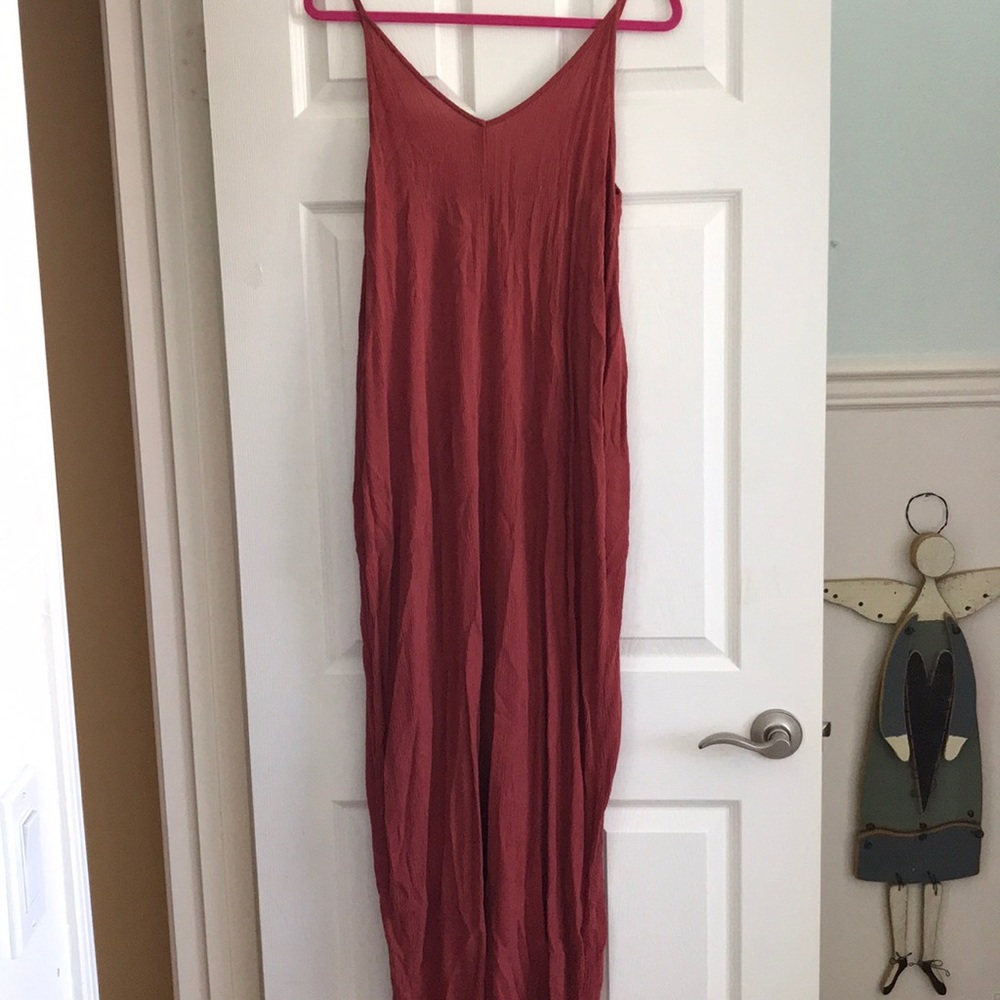 Rusty maxi dress
